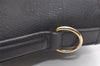 Authentic Christian Dior Trotter 2Way Shoulder Hand Bag PVC Leather Black 3115K