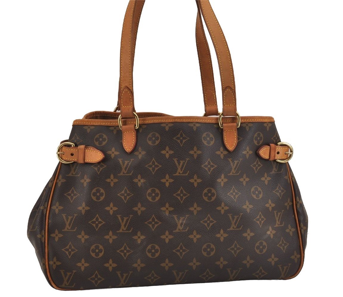 Authentic Louis Vuitton Monogram Batignolles Horizontal Tote Bag M51154 LV 3117J