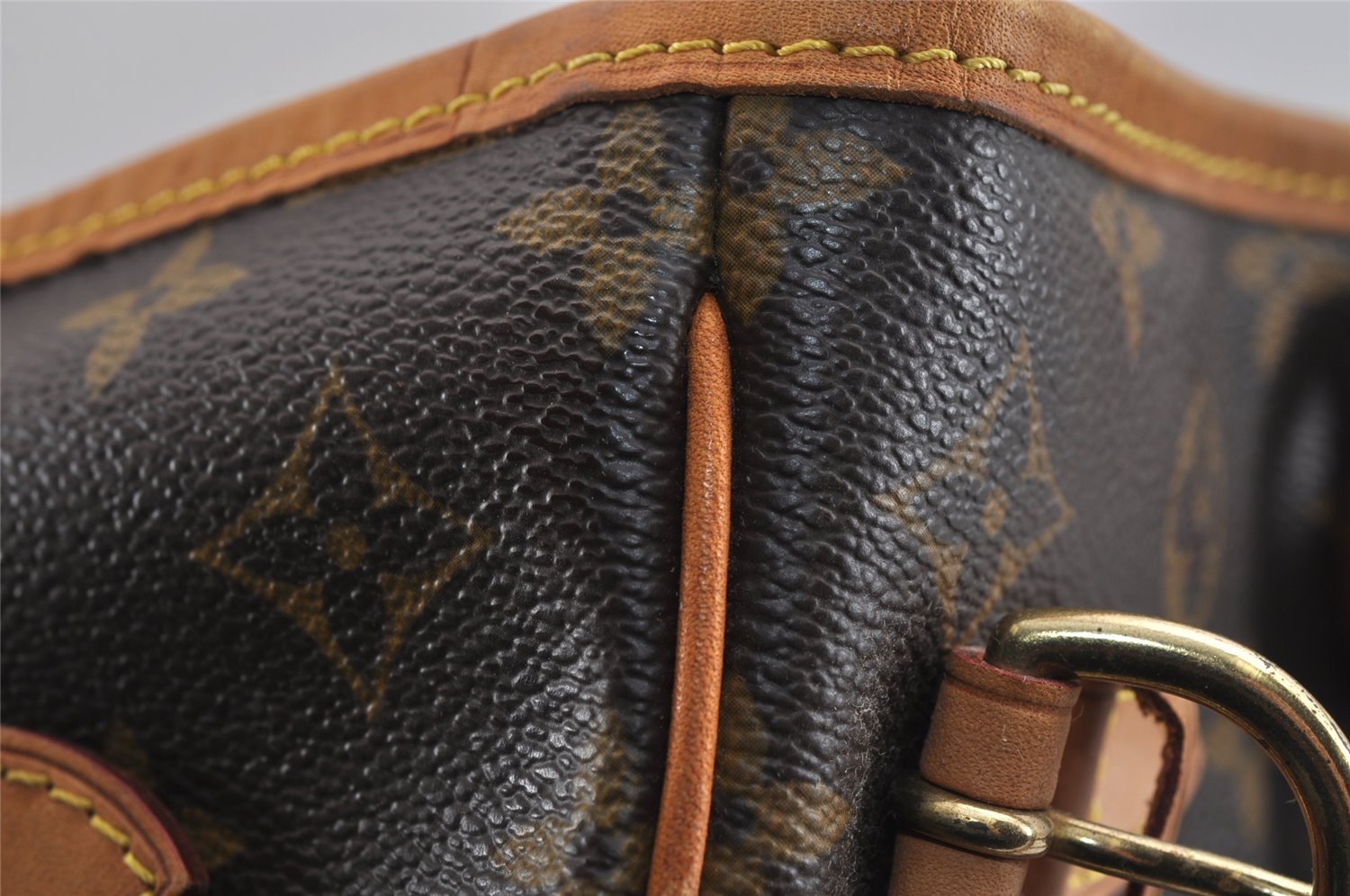 Authentic Louis Vuitton Monogram Batignolles Horizontal Tote Bag M51154 LV 3117J