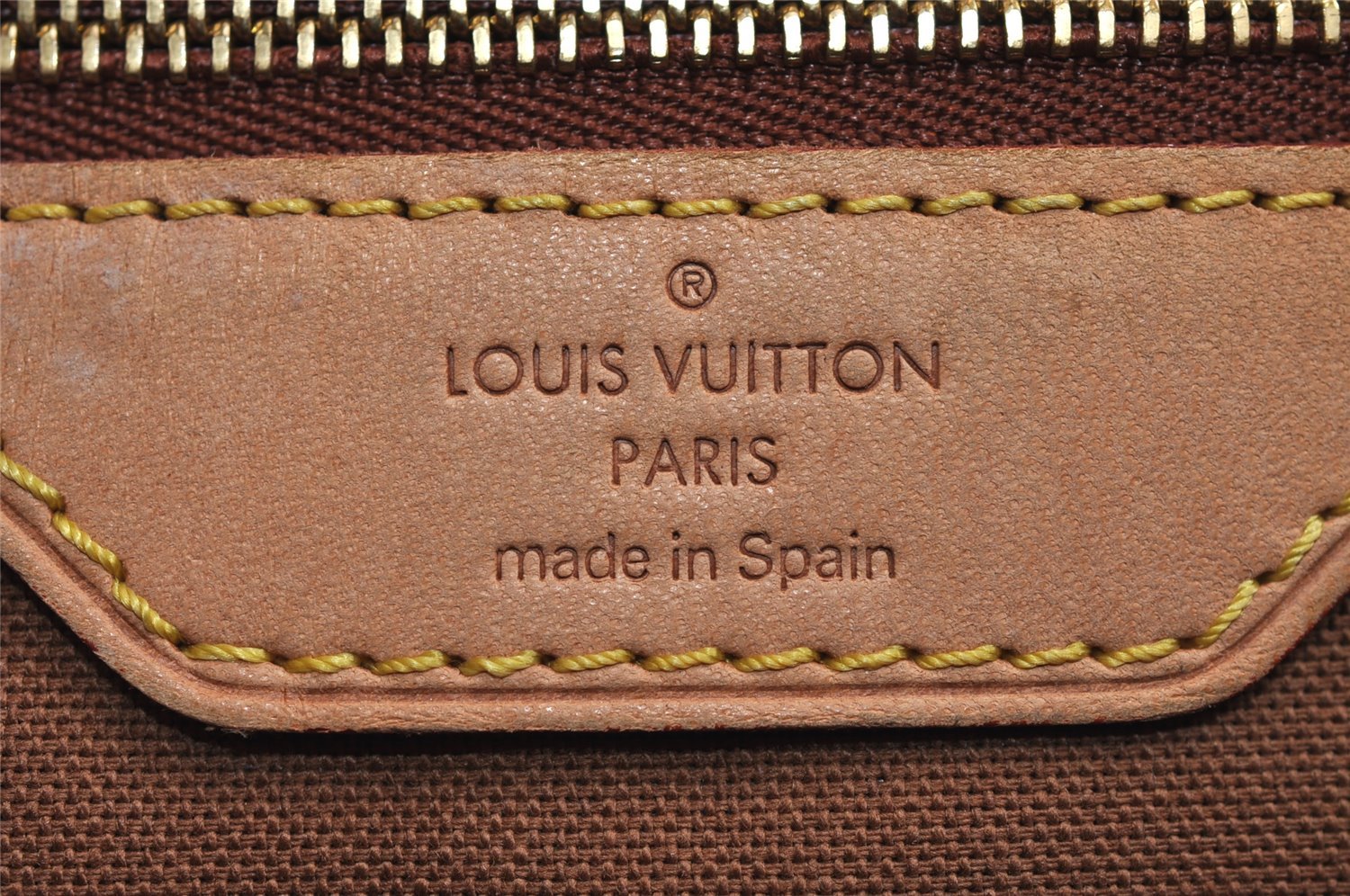 Authentic Louis Vuitton Monogram Batignolles Horizontal Tote Bag M51154 LV 3117J