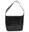 Authentic GUCCI Vintage Shoulder Hand Bag Purse Enamel Black Junk 3118J