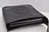 Authentic GUCCI Vintage Shoulder Hand Bag Purse Enamel Black Junk 3118J