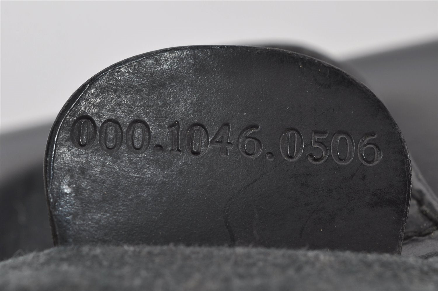 Authentic GUCCI Vintage Shoulder Hand Bag Purse Enamel Black Junk 3118J