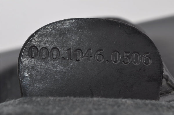 Authentic GUCCI Vintage Shoulder Hand Bag Purse Enamel Black Junk 3118J