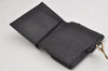 Authentic GUCCI Jackie Horsebit Motif Leather Bifold Wallet 141435 Black 3118K