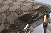 Authentic GUCCI New Britt Shoulder Bag GG Canvas Leather 169998 Brown 3119I