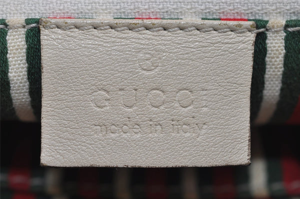 Authentic GUCCI New Britt Shoulder Bag GG Canvas Leather 169998 Brown 3119I