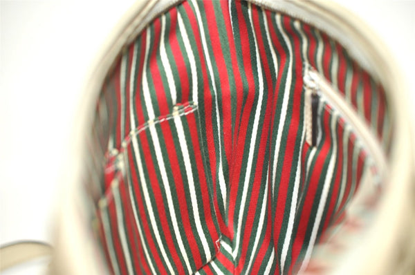 Authentic GUCCI New Britt Shoulder Bag GG Canvas Leather 169998 Brown 3119I