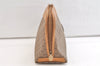 Authentic GUCCI Micro GG PVC Leather Clutch Hand Bag Purse Brown Junk 3119K