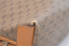 Authentic GUCCI Micro GG PVC Leather Clutch Hand Bag Purse Brown Junk 3119K