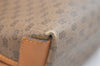 Authentic GUCCI Micro GG PVC Leather Clutch Hand Bag Purse Brown Junk 3119K