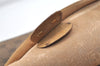 Authentic GUCCI Micro GG PVC Leather Clutch Hand Bag Purse Brown Junk 3119K