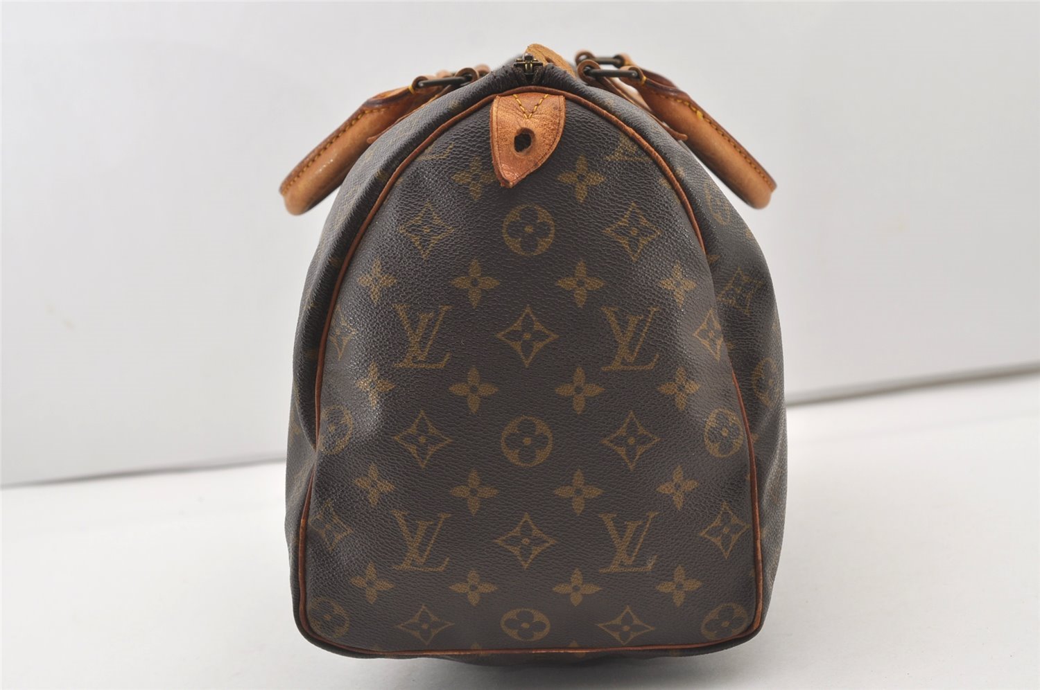 Authentic Louis Vuitton Monogram Speedy 35 Hand Boston Bag M41524 LV 3121J