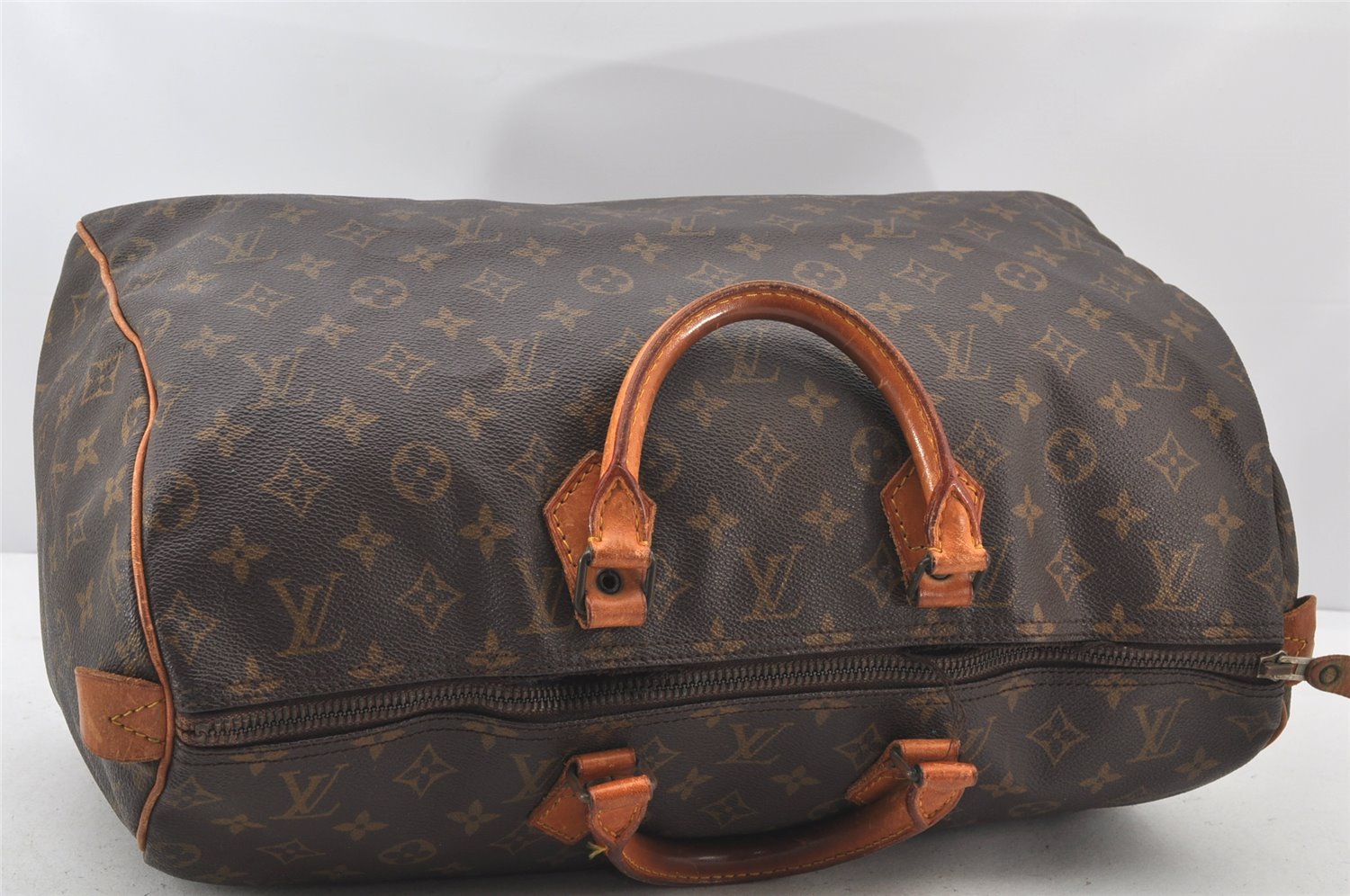 Authentic Louis Vuitton Monogram Speedy 40 Hand Boston Bag M41522 Junk 3122K