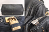 Authentic Chloe Vintage Paddington Leather Shoulder Hand Bag Black 3122M