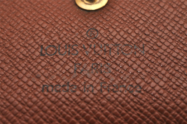 Auth Louis Vuitton Monogram Pochette Porte Monnaie Credit Wallet M61726 LV 3123J