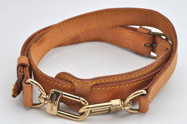 Authentic Louis Vuitton Leather Shoulder Strap Beige 36.2-43.3" LV 3123K