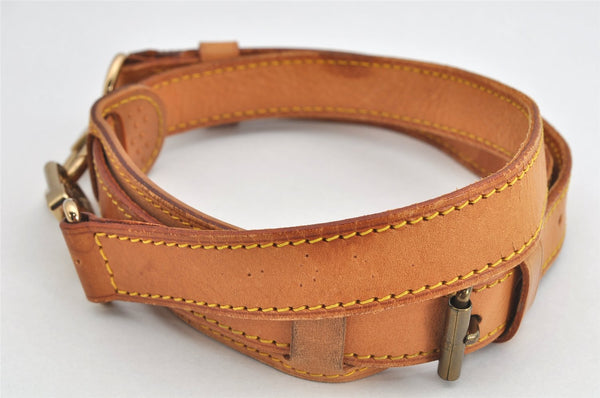 Authentic Louis Vuitton Leather Shoulder Strap Beige 36.2-43.3" LV 3123K