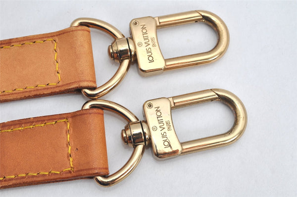 Authentic Louis Vuitton Leather Shoulder Strap Beige 36.2-43.3" LV 3123K