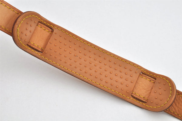 Authentic Louis Vuitton Leather Shoulder Strap Beige 36.2-43.3" LV 3123K