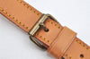 Authentic Louis Vuitton Leather Shoulder Strap Beige 36.2-43.3" LV 3123K