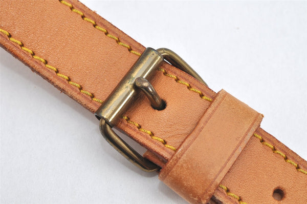 Authentic Louis Vuitton Leather Shoulder Strap Beige 36.2-43.3" LV 3123K