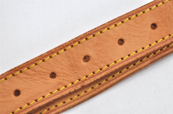Authentic Louis Vuitton Leather Shoulder Strap Beige 36.2-43.3" LV 3123K