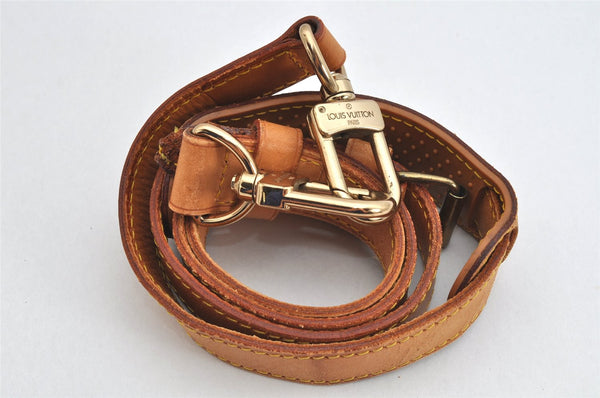 Authentic Louis Vuitton Leather Shoulder Strap Beige 36.2-43.3" LV 3123K