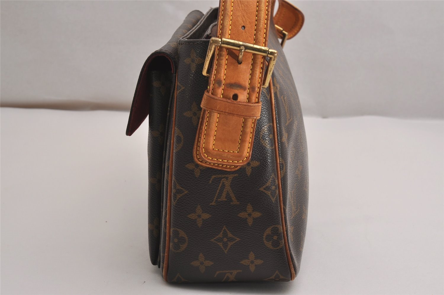 Authentic Louis Vuitton Monogram Viva Cite GM Shoulder Bag M51163 LV 3124J