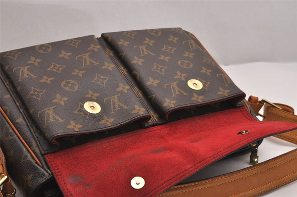 Authentic Louis Vuitton Monogram Viva Cite GM Shoulder Bag M51163 LV 3124J