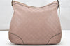 Authentic GUCCI Guccissima Bree GG Leather Shoulder Tote Bag 336754 Pink 3124K