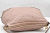 Authentic GUCCI Guccissima Bree GG Leather Shoulder Tote Bag 336754 Pink 3124K