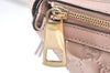 Authentic GUCCI Guccissima Bree GG Leather Shoulder Tote Bag 336754 Pink 3124K