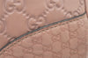 Authentic GUCCI Guccissima Bree GG Leather Shoulder Tote Bag 336754 Pink 3124K