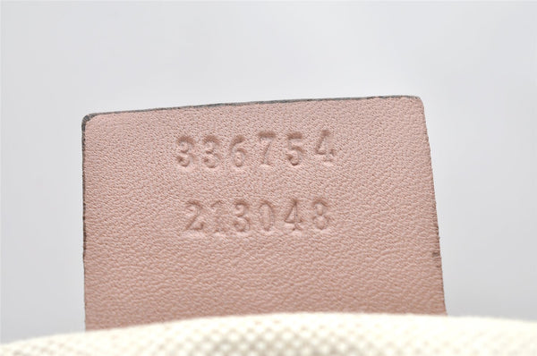 Authentic GUCCI Guccissima Bree GG Leather Shoulder Tote Bag 336754 Pink 3124K