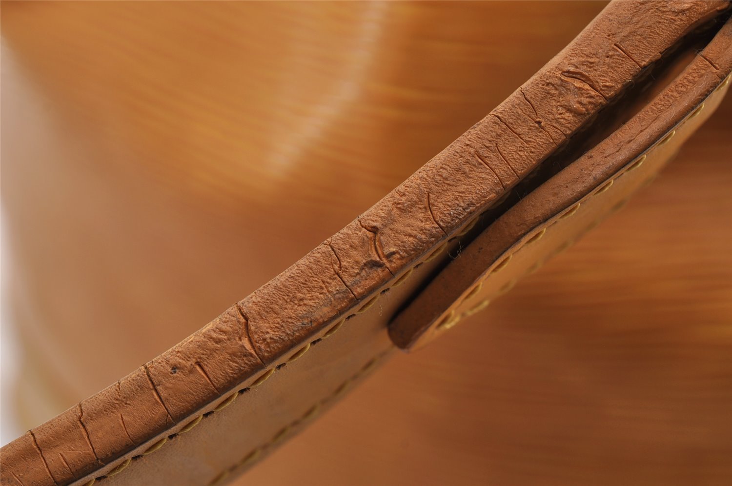 Authentic Louis Vuitton Epi Noe Shoulder Drawstring Bag Yellow M44009 LV 3125I