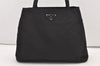 Authentic PRADA Vintage TESSUTO CITY Nylon Hand Bag B3864 Black 3125J