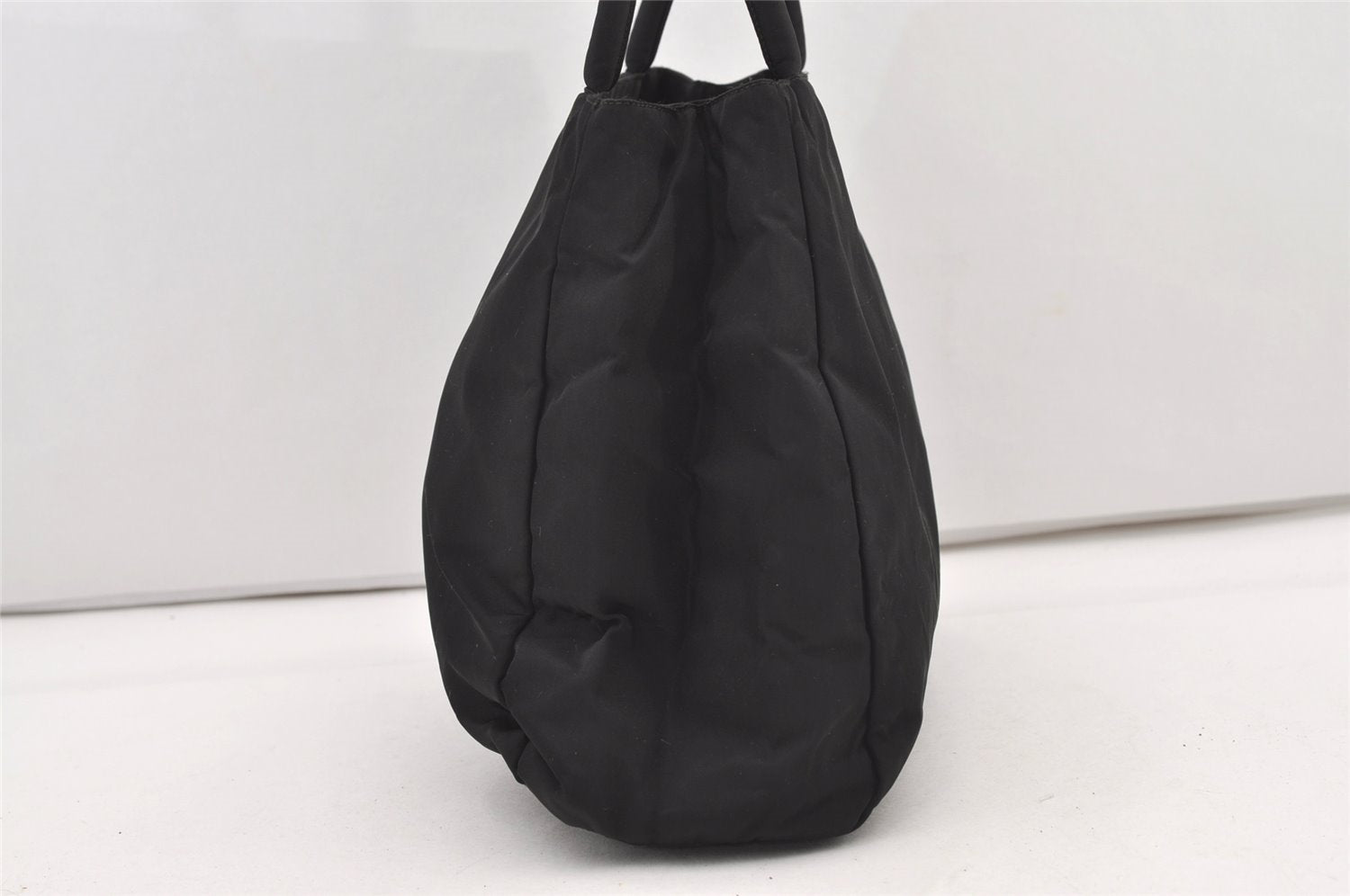 Authentic PRADA Vintage TESSUTO CITY Nylon Hand Bag B3864 Black 3125J