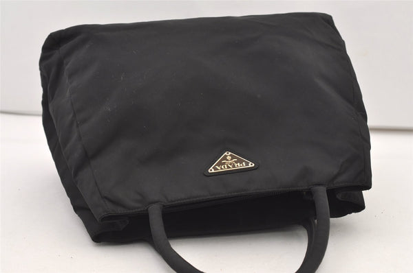 Authentic PRADA Vintage TESSUTO CITY Nylon Hand Bag B3864 Black 3125J