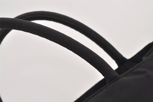 Authentic PRADA Vintage TESSUTO CITY Nylon Hand Bag B3864 Black 3125J