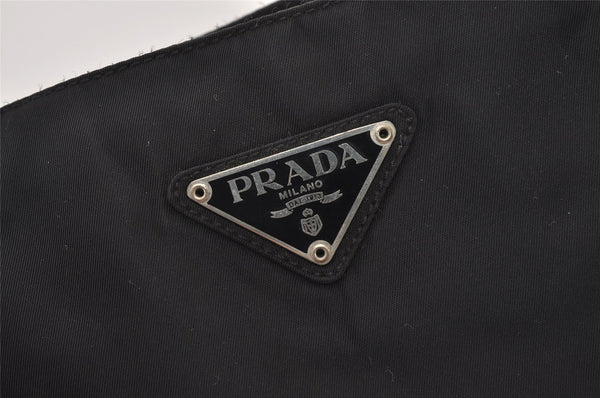 Authentic PRADA Vintage TESSUTO CITY Nylon Hand Bag B3864 Black 3125J