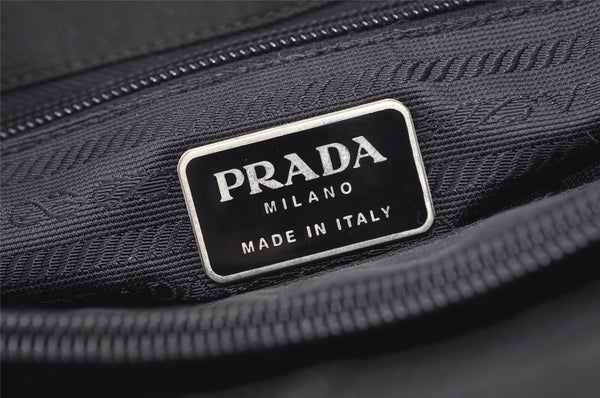 Authentic PRADA Vintage TESSUTO CITY Nylon Hand Bag B3864 Black 3125J