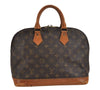 Authentic Louis Vuitton Monogram Alma Hand Bag Purse M51130 LV 3127J