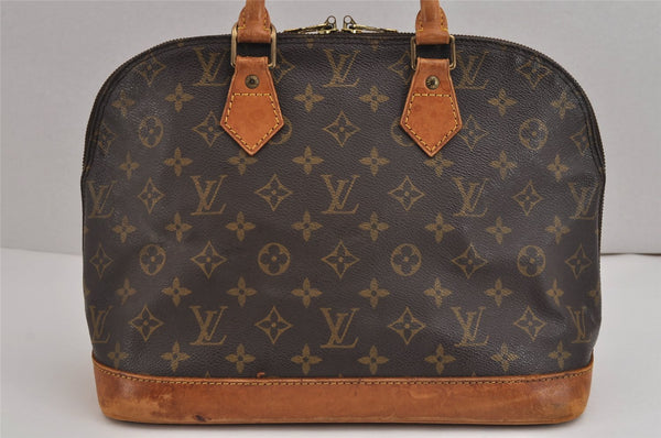 Authentic Louis Vuitton Monogram Alma Hand Bag Purse M51130 LV 3127J