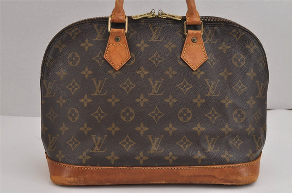 Authentic Louis Vuitton Monogram Alma Hand Bag Purse M51130 LV 3127J