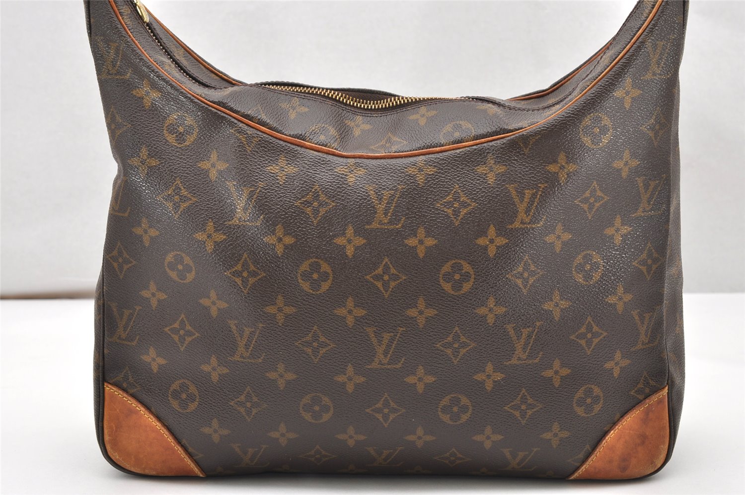 Authentic Louis Vuitton Monogram Boulogne 35 Shoulder Cross Bag M51260 LV 3127K