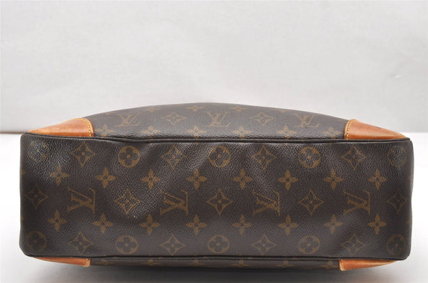 Authentic Louis Vuitton Monogram Boulogne 35 Shoulder Cross Bag M51260 LV 3127K