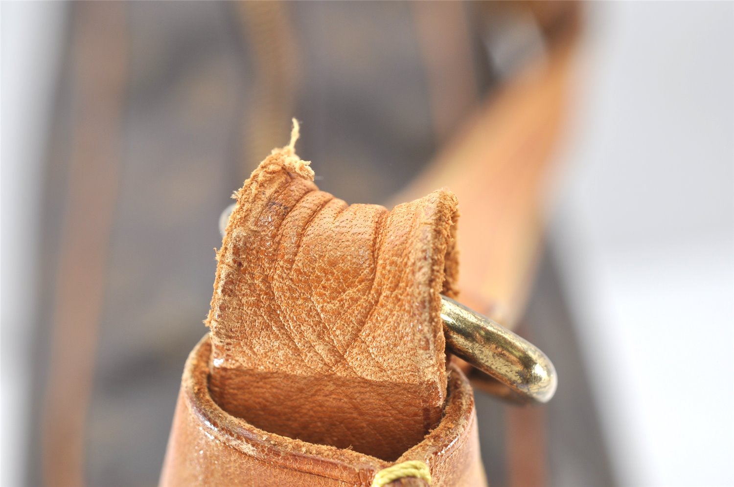 Authentic Louis Vuitton Monogram Boulogne 35 Shoulder Cross Bag M51260 LV 3127K