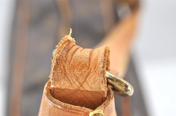 Authentic Louis Vuitton Monogram Boulogne 35 Shoulder Cross Bag M51260 LV 3127K