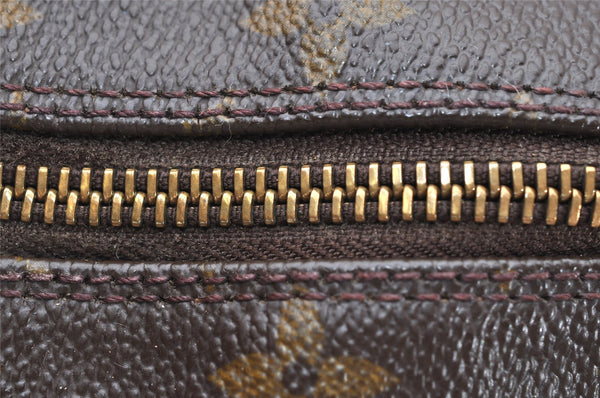 Authentic Louis Vuitton Monogram Boulogne 35 Shoulder Cross Bag M51260 LV 3127K